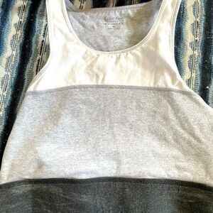 CALVIN Klein sports bra size XL Dark Gray Light Gray and White